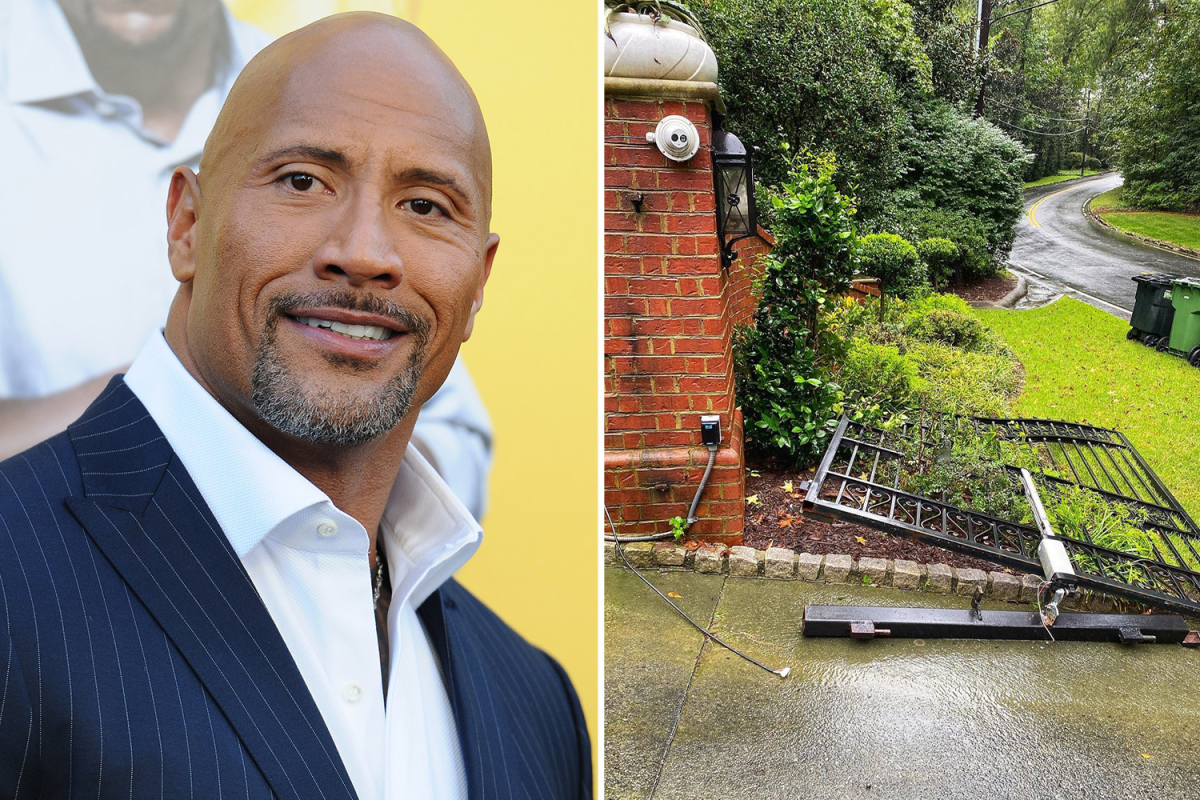 Dwayne 'The Rock' Johnson rips front gate from its hinges with his bare hands after power failure trapped him at home — TodayHeadline