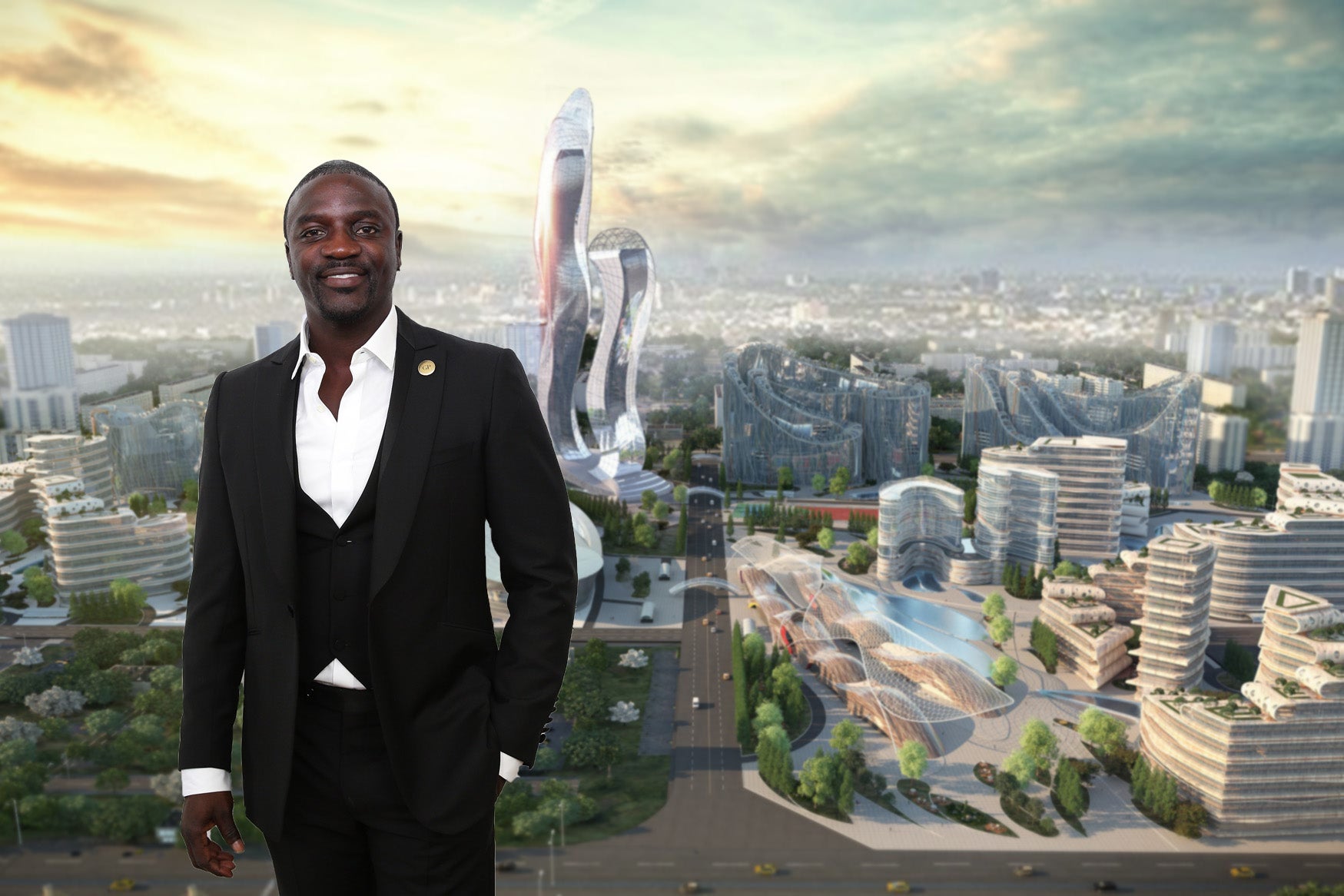 Akon reveals new plans for his 2000-acre, cryptocurrency-powered 'Akon City' in Senegal | London Evening Standard