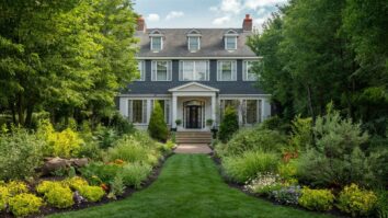 home exterior landscape